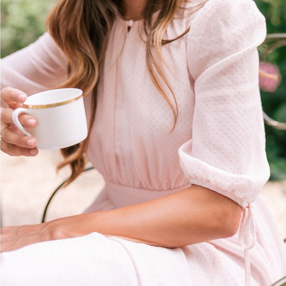 Gal Meets Glam Pale Pink Maxi Dress